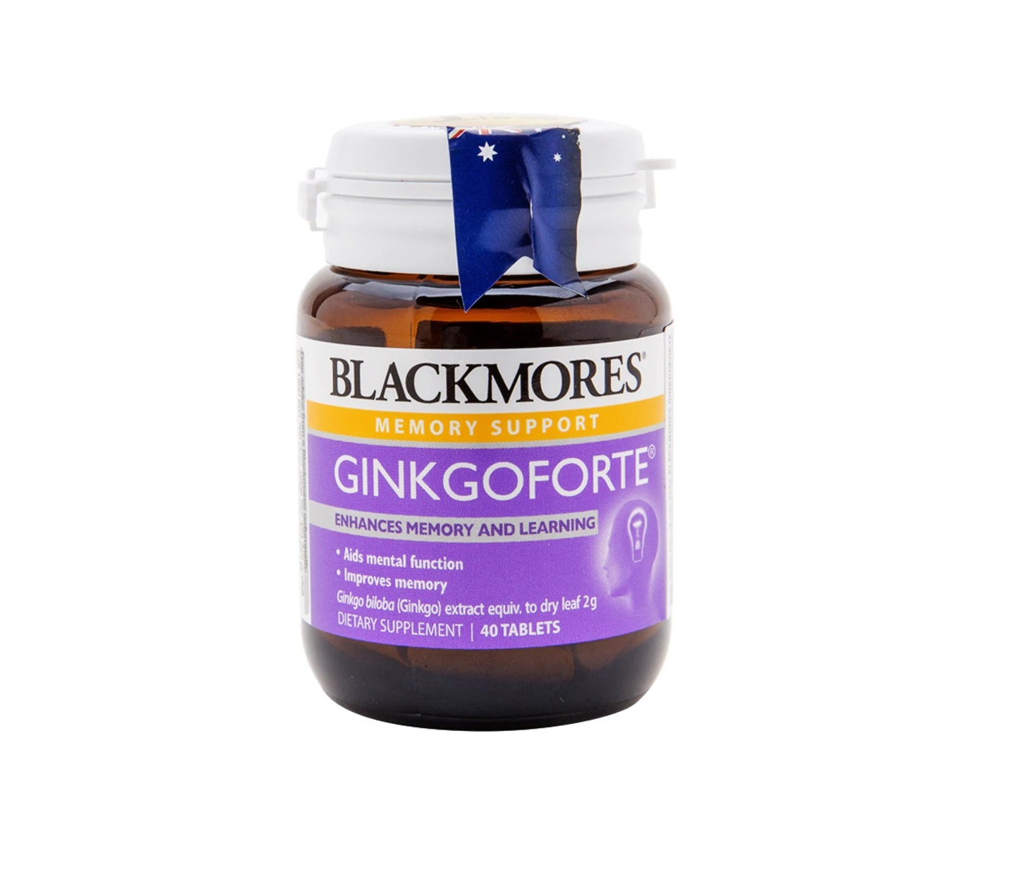 Blackmores Ginkgoforte (Lọ 40 viên) - Cao lá bạch quả