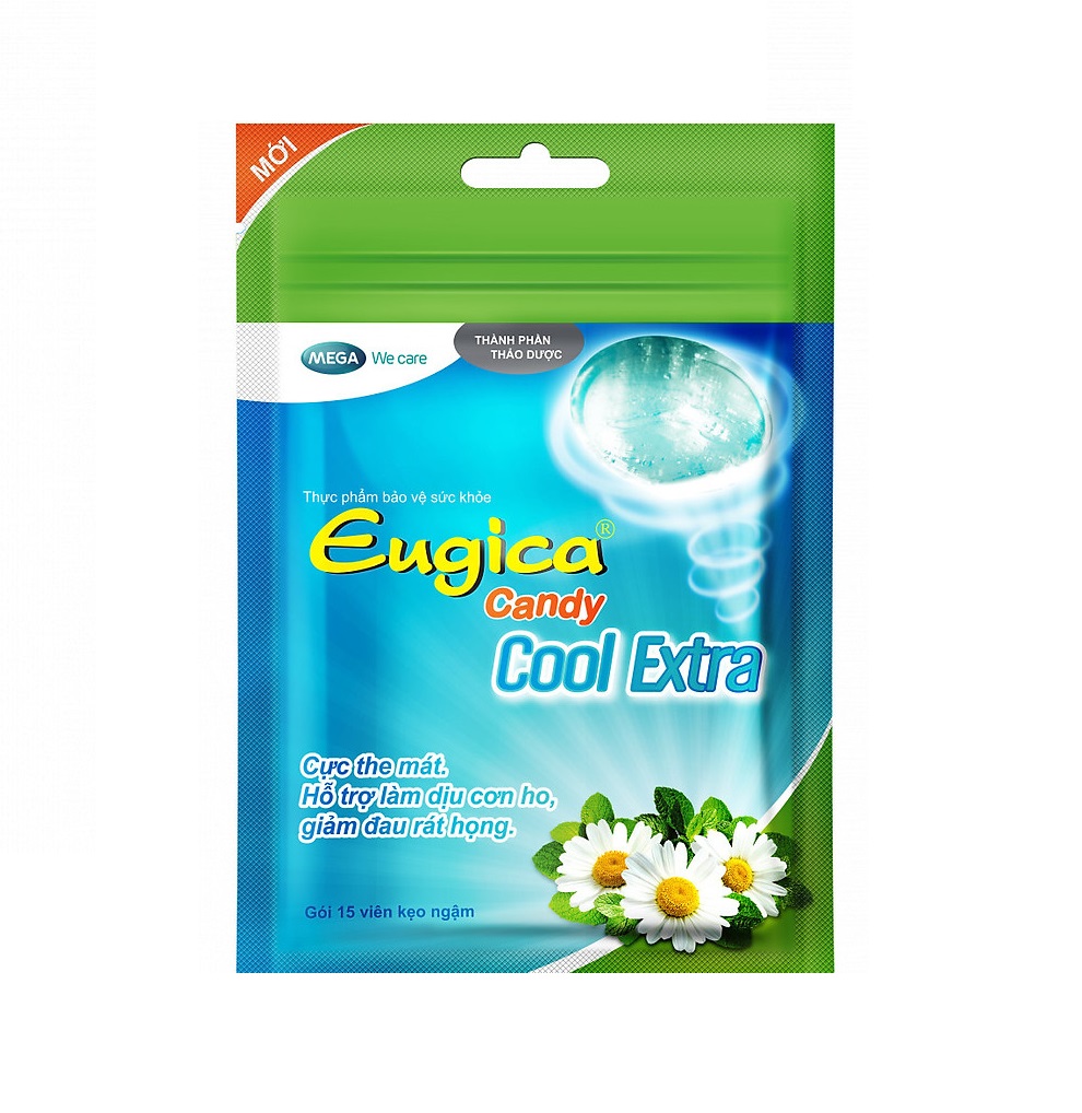 Kẹo Eugica Candy Cool Extra (Bịch 15 viên)