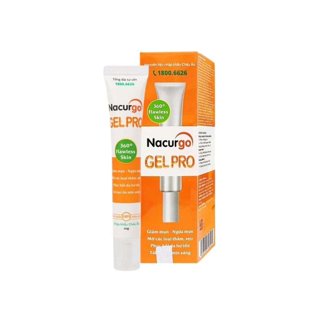 Nacurgo gel pro 20g - Cho làn da sáng mịn đều màu [Nacugo]