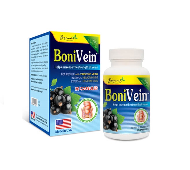 BoniVein Hộp 30 viên - Hỗ trợ điều trị trĩ, giãn tĩnh mạch