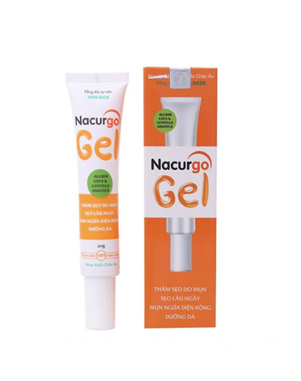 Nacurgo gel 20g - Cho làn da sáng mịn đều màu [Nacugo]