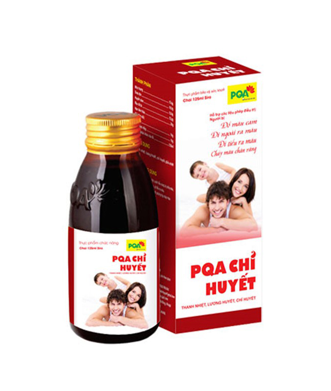 Siro PQA chỉ huyết (Chai 250ml) - thanh nhiệt, cầm máu, giảm chảy máu cam [BQA]