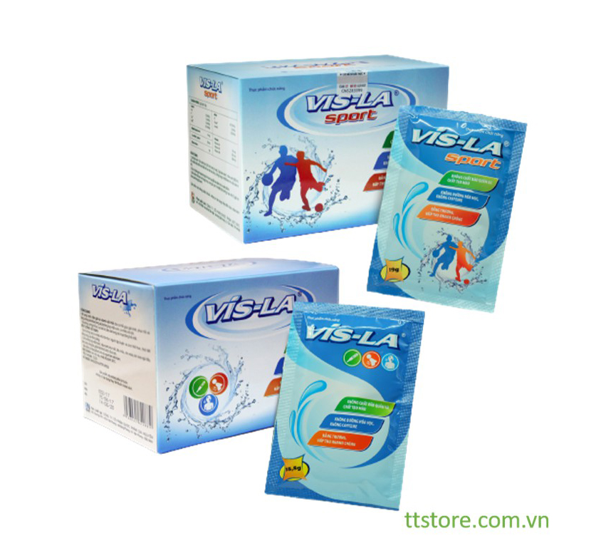 Bột pha nước bù điện giải, chống mất nước Vis-la/ Vis-la Sport [Visla, pocari sweet]