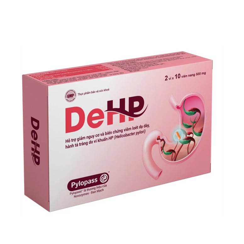 DeHP - Giảm vi khuẩn Hp, bảo vệ dạ dày [DE HP]