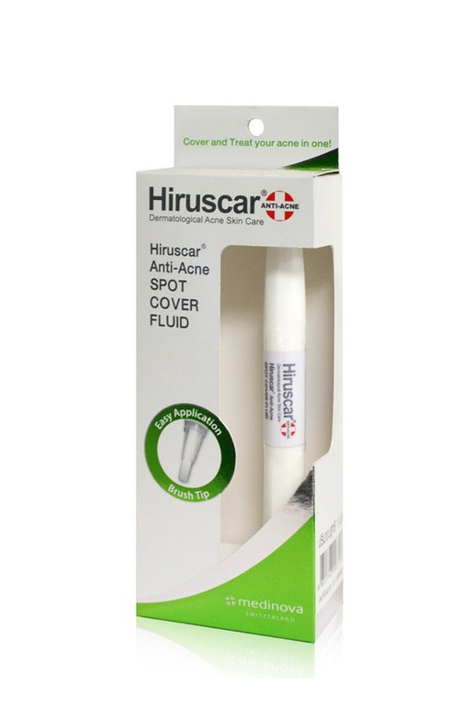 Kem che khuyết điểm và ngăn mụn Hiruscar Anti Acne Spot Cover Fluid 1ML