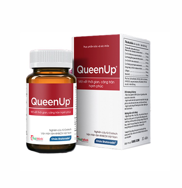 Queenup - Nội tiết tố nữ - Queen up (Lọ 30 viên)