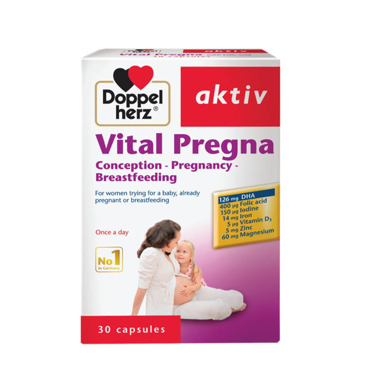 VITAL PREGNA DoppelHerz - Vitamin và khoáng chất cho phụ nữ mang thai