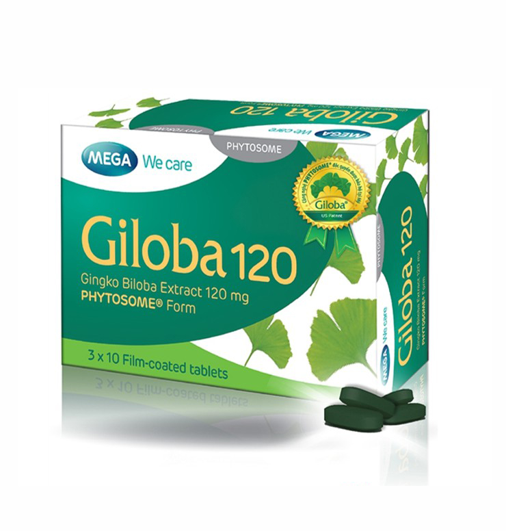 GILOBA 40 - GILOBA 120 Mega We Care - Cao lá bạch quả Ginkgo giloba