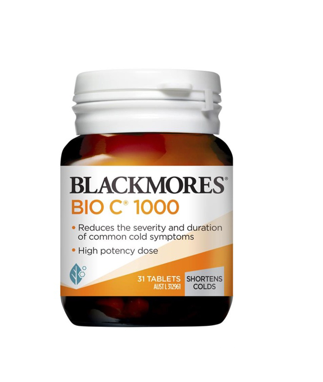 [Nhập khẩu chính hãng] Blackmores BIO C 1000mg (Chai 31 viên) - [Blackmore, vitamin C]