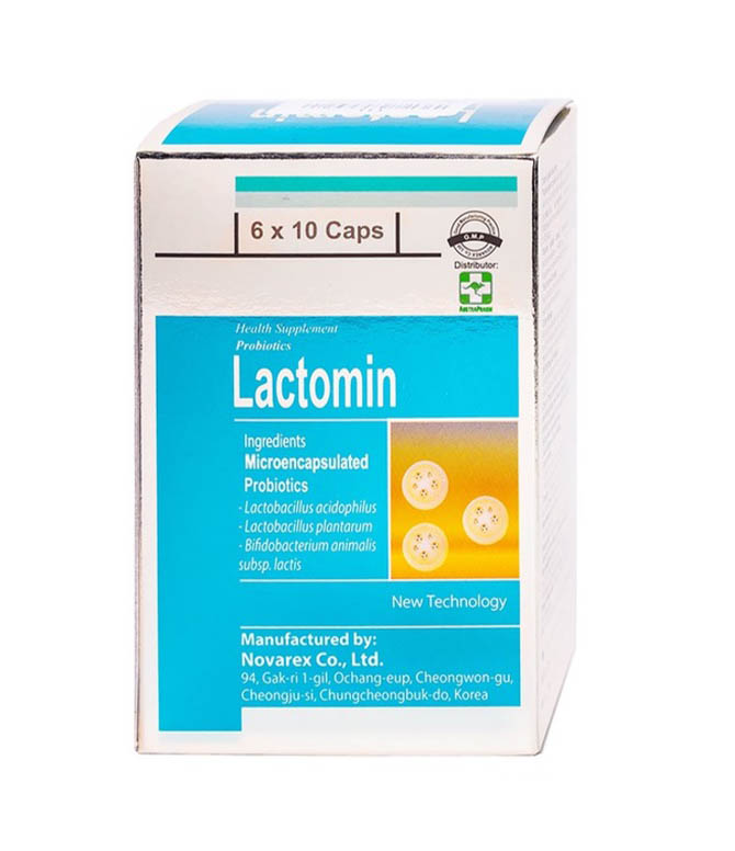 Viên uống Lactomin Hàn Quốc (Hộp 60 viên) [lactamin dạng viên, men vi sinh]