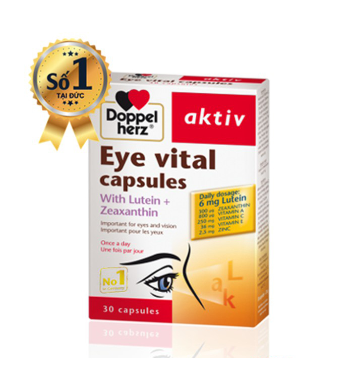 EYE VITAL CAPSULES DoppelHerz - Bổ mắt, tăng cường thị giác