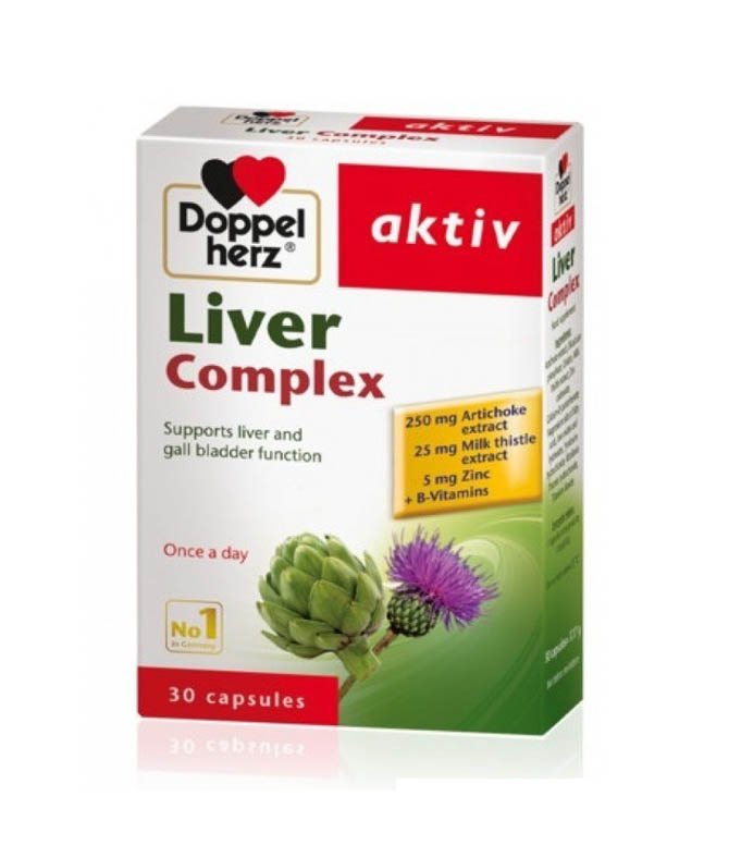 Liver Complex Doppel Herz (Hộp 30 viên) - Viên uống bổ gan Doppelherz