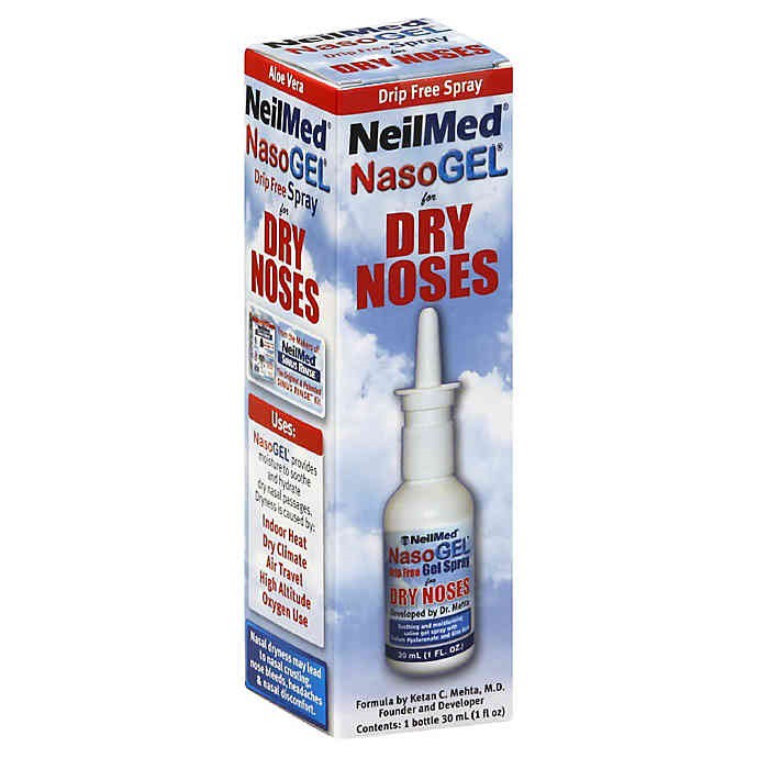 Gel xịt chống khô mũi NeilMed NasoGel Spray For Dry Nose [Neilmed Naso gel, nelmed, neomed]