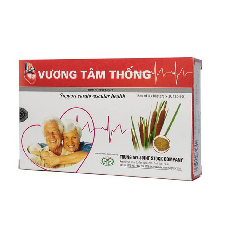 VƯƠNG TÂM THỐNG - Hỗ trợ điều trị bệnh tim