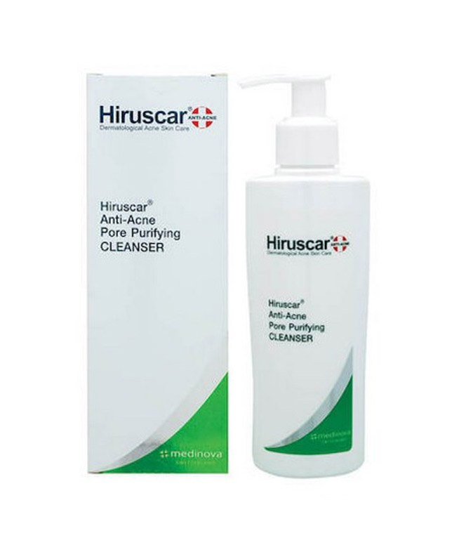 Sữa rửa mặt ngừa mụn HIRUSCAR Anti-Acne Cleanser+ [Chai 100ml] [Hirusca]