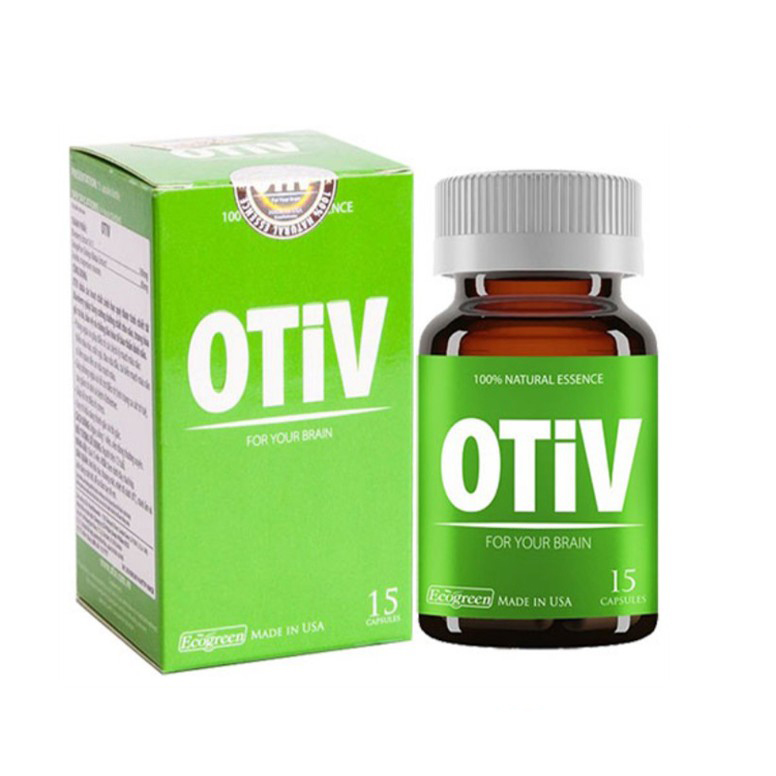 OTIV 15 viên - Viên uống bổ não, hỗ trợ điều trị suy giảm trí nhớ