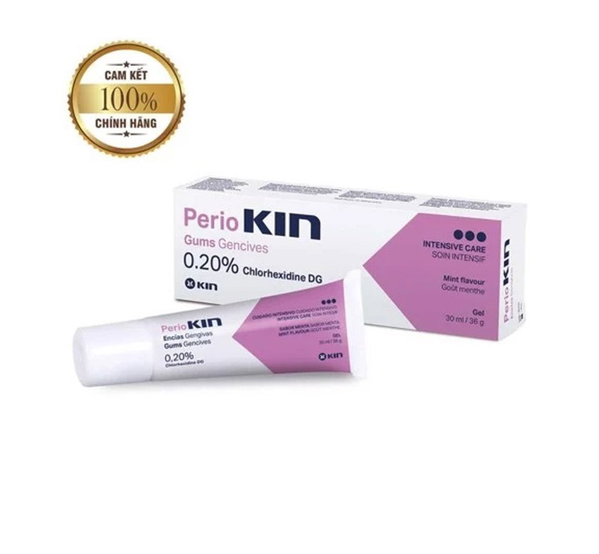 Periokin gel 30mL | Gel bôi nhiệt miệng và sát khuẩn vùng nướu lợi [Perio KIN]