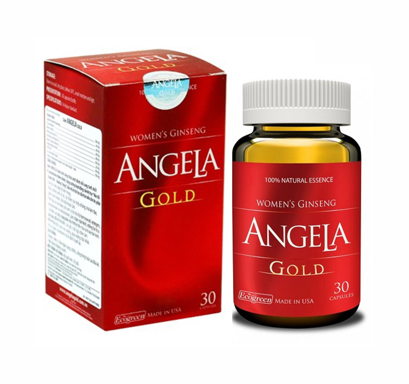 Sâm ANGELA Gold (Hộp 30 viên) [Angella, agela]