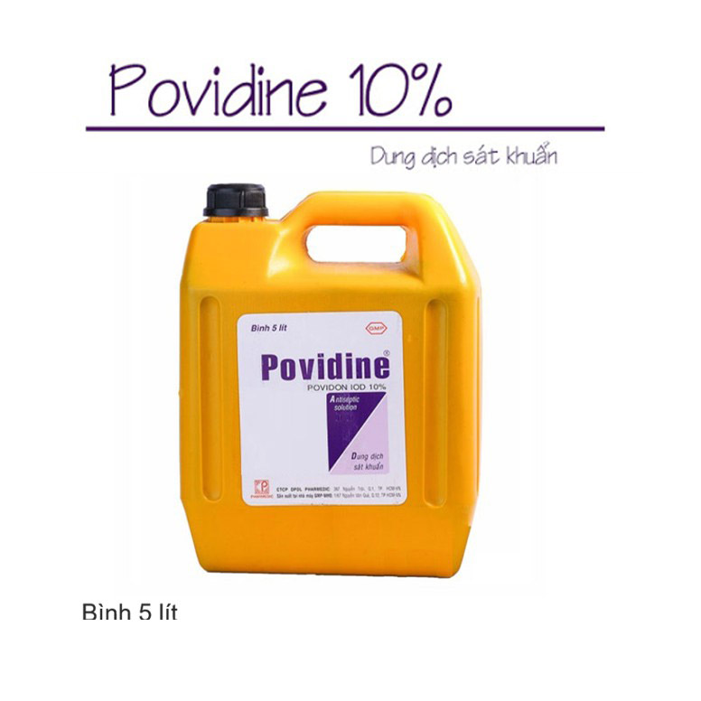 Dung dịch dùng ngoài POVIDINE 10% 5 lít Pharmedic