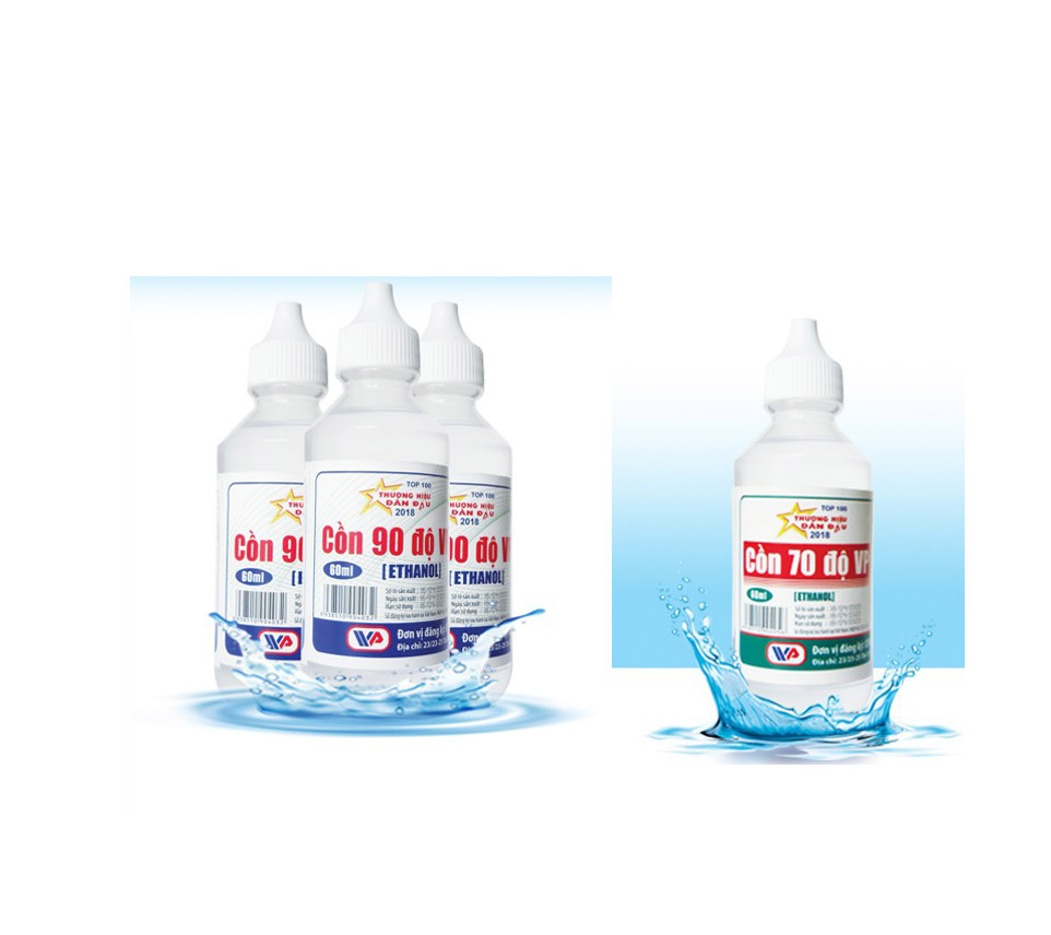 Cồn Y tế Vĩnh Phúc 60ml/ Nước oxy già / oxi (70/ 90 độ)