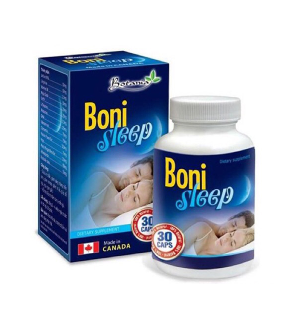 BoniSleep (Hộp 30 viên) - An thần, giảm stress [Boni sleep]