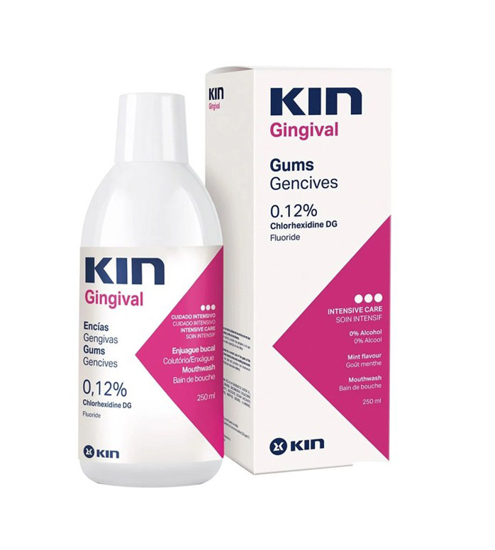 Nước súc miệng Kin Gingival 250ml - Chlorhexidine - giảm sưng nướu