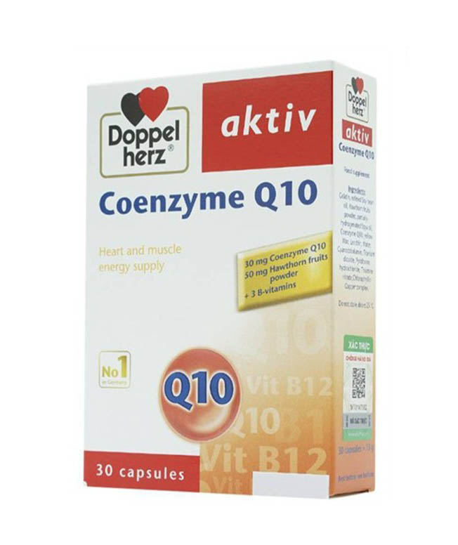 COENZYME Q10 DoppelHerz - Viên uống bổ tim mạch