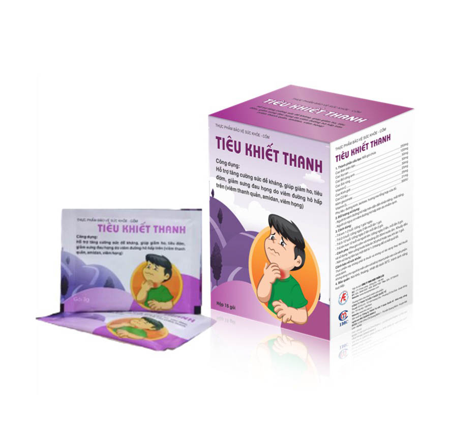 Cốm Tiêu Khiết Thanh (Hộp 15 gói) - Tiêu khiết thanh dạng cốm