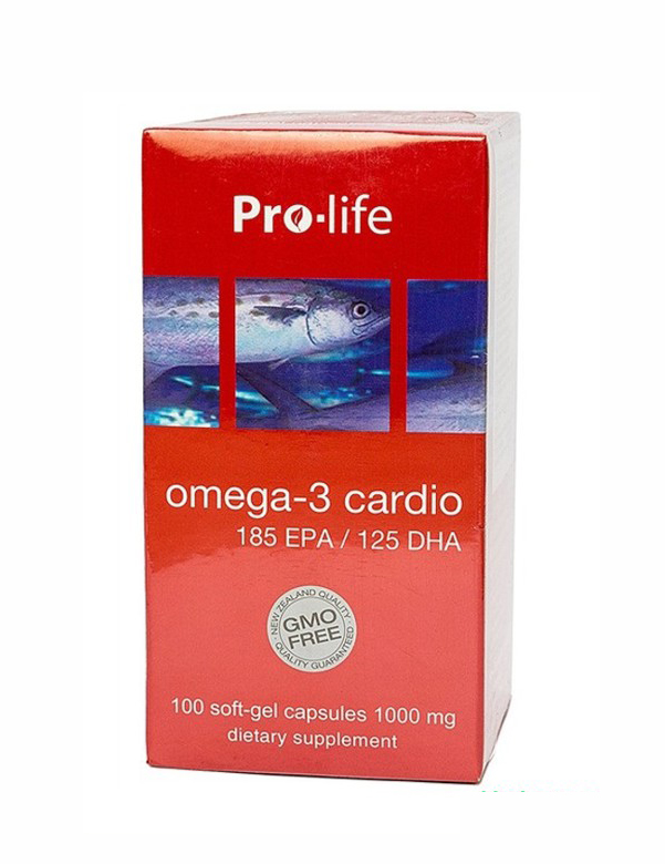 Omega 3 Cardio Pro-Life - Viên dầu cá - Omega-3 (H/100 viên)