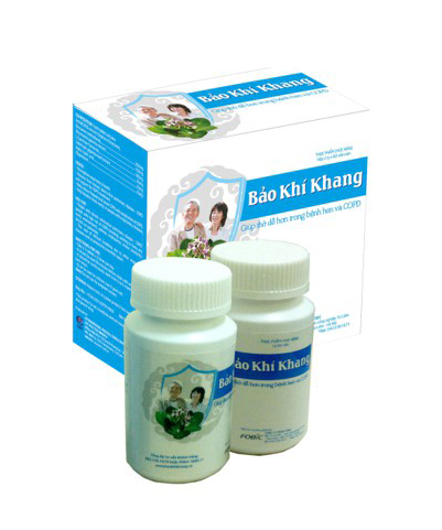 Bảo Khí Khang [Hộp 120 viên] - Hỗ trợ giảm ho, Hen suyễn, COPD