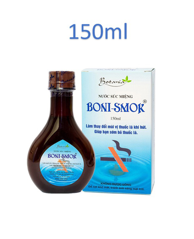 Nước súc miệng Boni Smok - Nước súc miệng cai thuốc lá