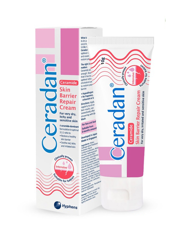 Kem dưỡng ẩm da CERADAN Ceramide Skin Barrier Repair Cream [Tuýp 10-30gr]
