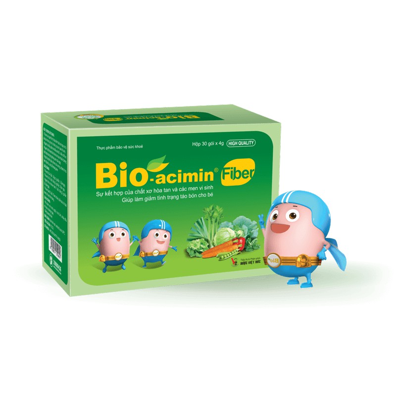 Bio-Acimin Fiber - Chất xơ, táo bón, men vi sinh - Bioacimin