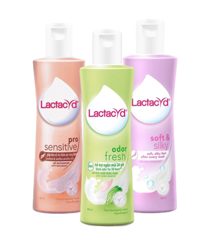 Dung dịch vệ sinh Lactacyd FH/ Pro senstive/ Pearly Intimate - lá trầu không ngày dài tươi mát/ Odor Fresh, soft & silky