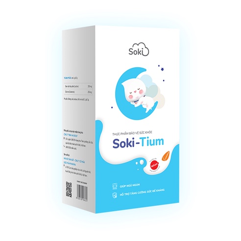 SOKI TIUM Sữa non giúp bé ngủ ngon Colostrum SOKITIUM