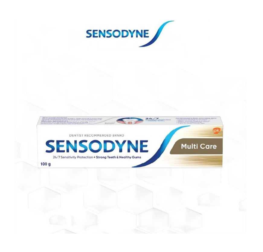 Kem đánh răng giảm ê buốt Sensodyne Multi Care 100g - Chăm sóc toàn diện