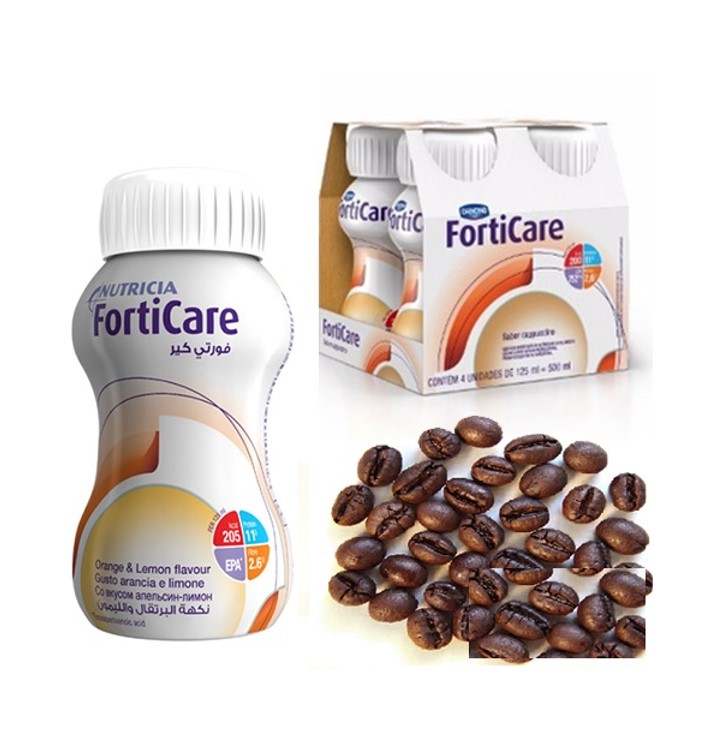 FORTICARE Capuchino (Lốc 4 chai 125ml) Sữa dinh dưỡng cho bệnh nhân ung thư